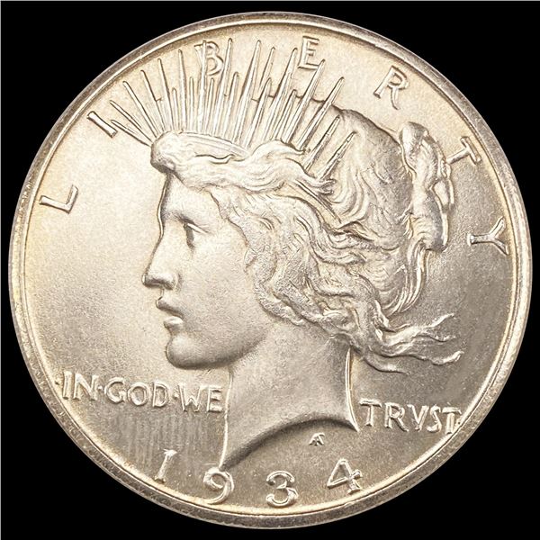 1934-S Silver Peace Dollar UNCIRCULATED