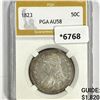 1823 Capped Bust Half Dollar PGA-AU58