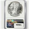 Image 1 : 1992 Silver Eagle NGC-MS69 M.E. Rev Struck Thru
