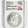 Image 2 : 1992 Silver Eagle NGC-MS69 M.E. Rev Struck Thru