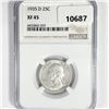Image 1 : 1935-D Washington Silver Quarter NGC-XF45