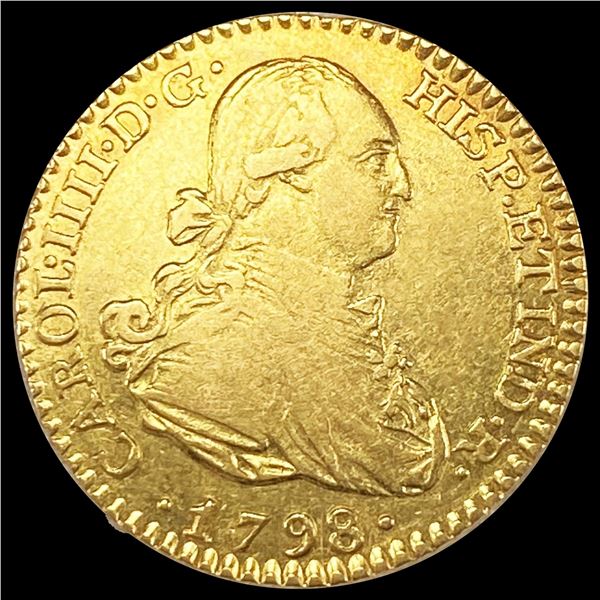 1798 Mexico Gold Escudo NEARLY UNCIRCULATED 1798-mexico-gold-escudo-nearly-uncirculated