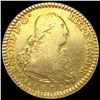 Image 1 : 1801 Spain Gold 3 Escudo LIGHTLY CIRCULATED