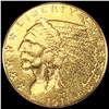 Image 1 : 1911 $2.50 Gold Quarter Eagle NEARLY UNCIRCULATED