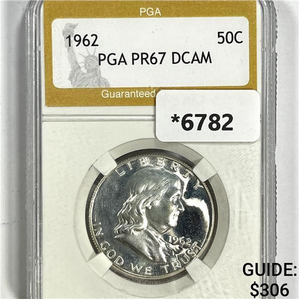 1962 Franklin Half Dollar PGA-PR67 DCAM