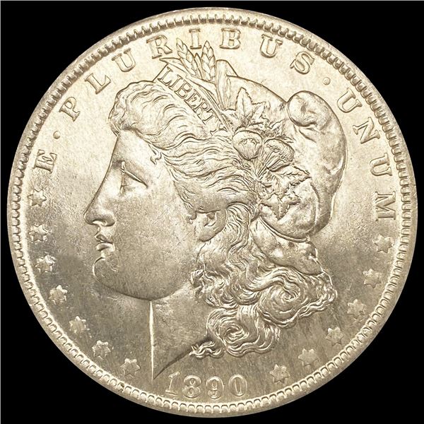 1890-O Morgan Silver Dollar NEARLY UNCIRCULATED