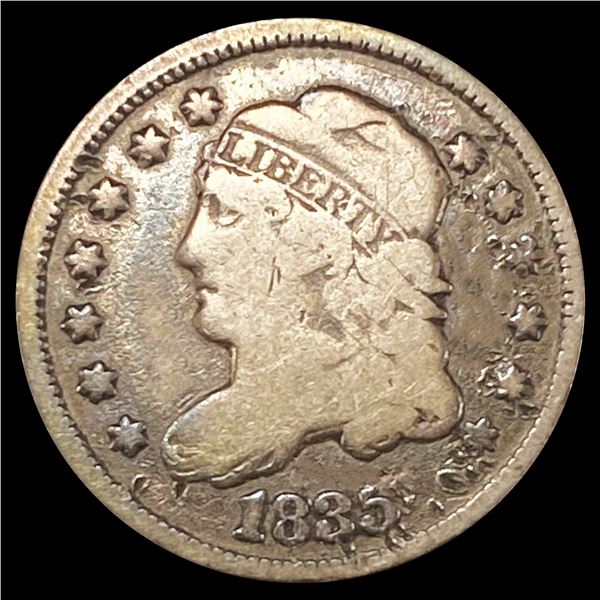 1835 Capped Bust Half Dime NICELY CIRCULATED