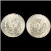 Image 2 : 1884 P & O (2) Morgan Dollars UNCIRCULATED