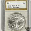 Image 1 : 2003 Silver Eagle PGA-MS70