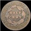 Image 2 : 1835 Classic Head Half Cent NICELY CIRCULATED
