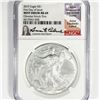 Image 1 : 2019 Silver Eagle NGC-MS69 M.E. Obv Struck Thru