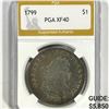 Image 1 : 1799 Draped Bust Dollar PGA-XF40
