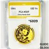 Image 1 : 1991 100 Yuan 1 oz China Gold Panda PGA-PR69 DCAM