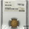 Image 1 : 1906 Indian Head Cent NGC-MS62 BN