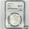 Image 1 : 1898-O Morgan Silver Dollar NGC-MS65
