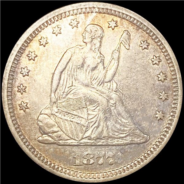 1877-S Seated Liberty Quarter UNCIRCULATED