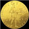 1927 Netherlands Gold 1 Ducat CHOICE BU