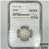 Image 1 : 1917-D Buffalo Nickel NGC-AU53