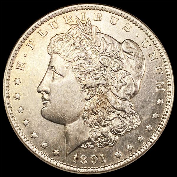 1891-CC Morgan Silver Dollar UNCIRCULATED