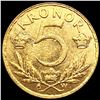 Image 2 : 1920 Sweden Gold 5 Kroner CHOICE BU