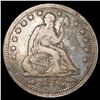 Image 1 : 1853 Arws & Rays Seated Liberty Quarter NICELY