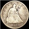 Image 1 : 1875-CC Twenty Cent Piece LIGHTLY CIRCULATED