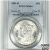 Image 1 : 1883-O Morgan Silver Dollar PCGS-MS64
