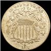 Image 1 : 1872 Shield Nickel CLOSELY UNCIRCULATED