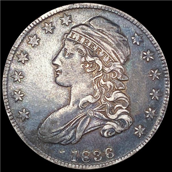 1836 Capped Bust Half Dollar LIGHTLY CIRCULATED