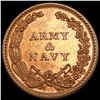 Image 2 : 1863 Army & Navy Civil War Token UNCIRCULATED