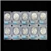 Image 2 : (10) 2017 American Silver Eagle ICG-MS70 RARE P