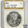 Image 1 : 2002 Silver Eagle PGA-MS70