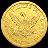 Image 2 : 1845 $5 Gold Half Eagle NEARLY UNCIRCULATED