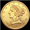 Image 1 : 1885-S $5 Gold Half Eagle UNCIRCULATED