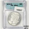 Image 1 : 1878-CC Morgan Silver Dollar ICG-MS63