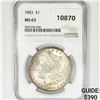 Image 1 : 1883 Morgan Silver Dollar NGC-MS65