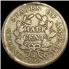 Image 2 : 1804 Draped Bust Half Cent NICELY CIRCULATED