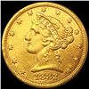 Image 1 : 1882 $5 Gold Half Eagle CLOSELY UNCIRCULATED