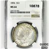 Image 1 : 1896 Morgan Silver Dollar NGC-MS64