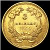 Image 2 : 1854 $3 Gold Piece CLOSELY UNCIRCULATED