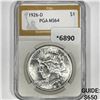 Image 1 : 1926-D Silver Peace Dollar PGA-MS64