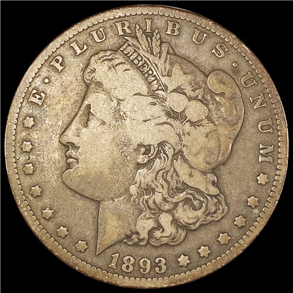 1893-CC Morgan Silver Dollar NICELY CIRCULATED