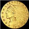 Image 1 : 1912 $2.50 Gold Quarter Eagle CLOSELY