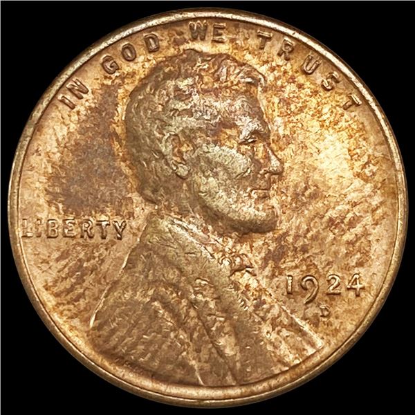 1924-D Wheat Cent NEARLY UNCIRCULATED