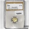 Image 1 : 1989 China Panda Gold 5 Yuan PGA-MS70