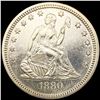 Image 1 : 1880 Seated Liberty Quarter UNCIRCULATED