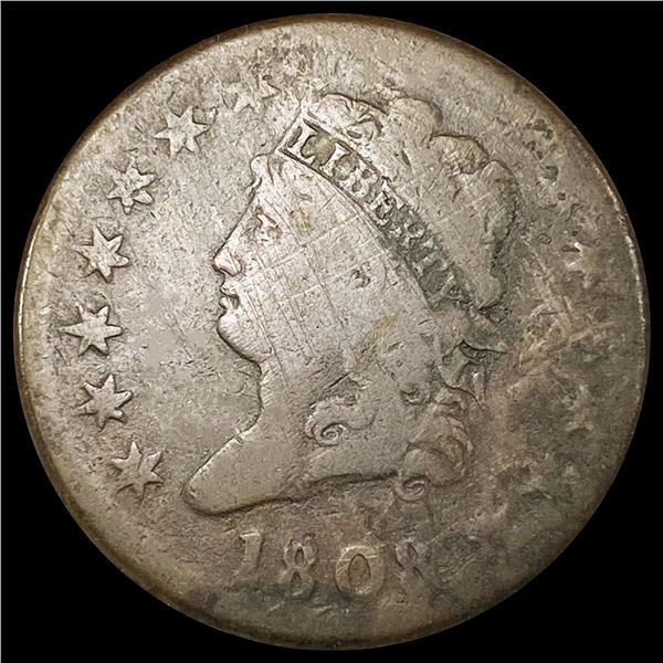 1808 Large Cent NICELY CIRCULATED