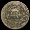 Image 2 : 1809 Classic Head Half Cent LIGHTLY CIRCULATED