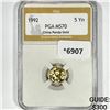 Image 1 : 1992 China Panda Gold 5 Yuan PGA-MS70