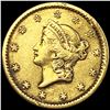 Image 1 : 1851 Rare Gold Dollar ABOUT UNCIRCULATED